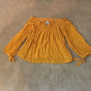 Free People strapless top